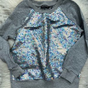 Girls sequins summer sweater, fits 6-8
